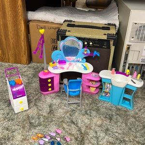 Barbie Cut and Style Salon Playset